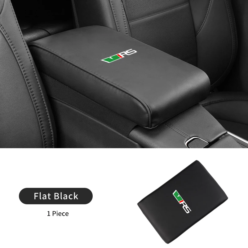 Car Armrest Box Cushion Console Protector Cover Accessories For Skoda VRS Octavia Kamiq Kodiaq Karoq RS Superb Fabia Rapid Favor