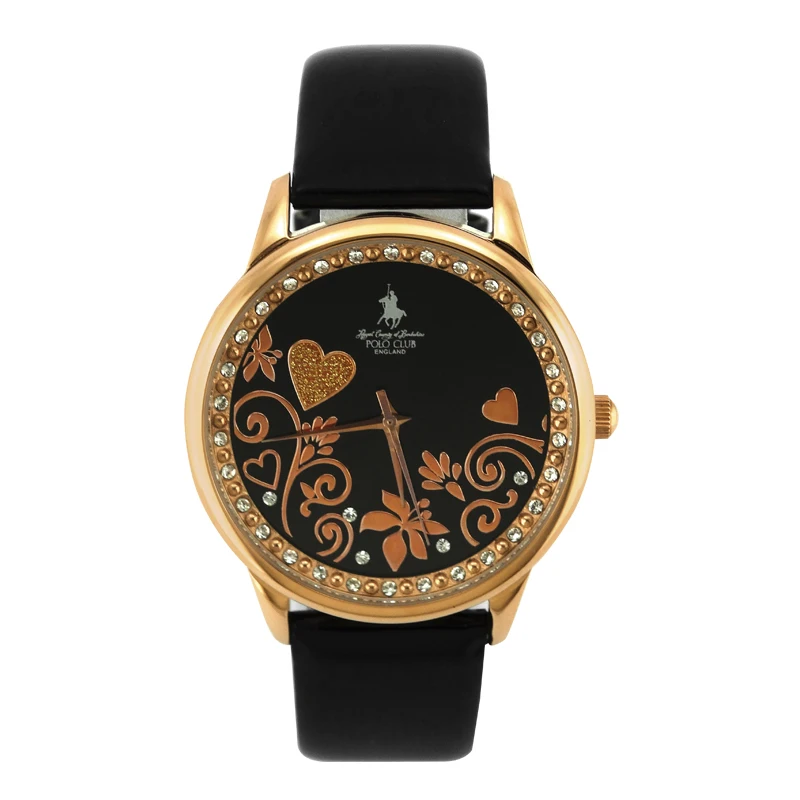 

POLO Club watch for Women original luxury waterproof British elegant style rhinestone personality national tide social 3D PL165