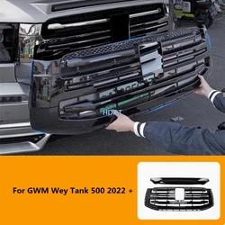 Car Style Insect Screen Mesh Front Racing Grille Anti Bug Net Condenser Cover Accessories For Great Wall GWM Wey Tank 500 2022 +