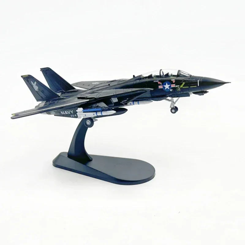 WLTK Diecast 1/100 Scale USAF F-14A F14A F14 VX-4 Swap Variable Wings Aircraft Alloy Model Collection Toy Gift