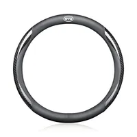 Car Suede carbon fiber non-slip steering Wheel Cover Protector For BYD F3 F0 S6 S7 E5 E6 M6 G3 G5 Car Decoration Accessories