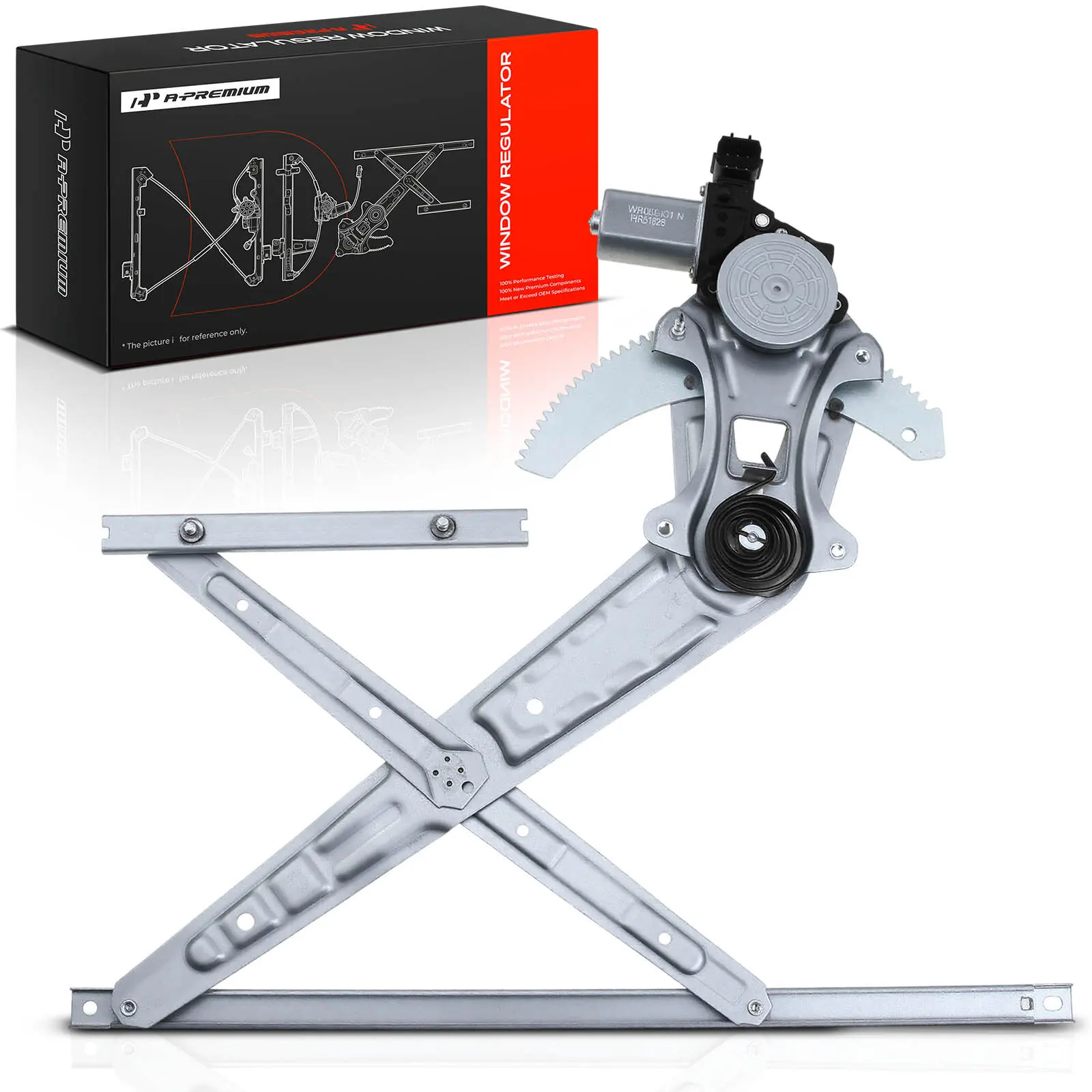 A-Premium Front Driver Side Power Window Regulator with6-Pin Motor for Nissan NV1500 NV2500 NV3500 2012-2021