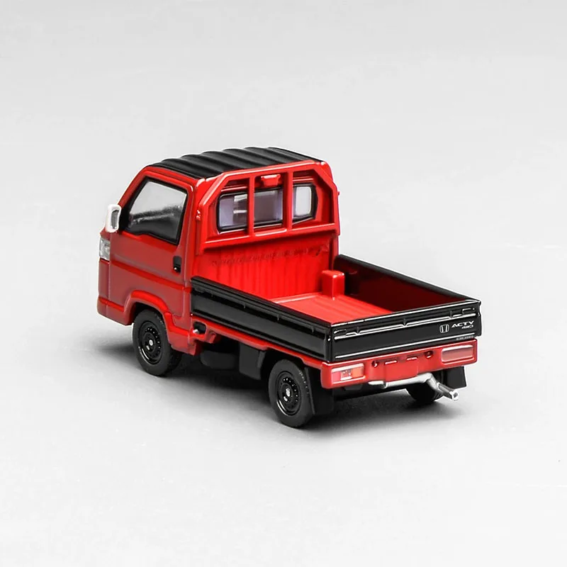 MOTORHELIX MH 1:64 ACTY vrachtwagen met afneembaar laadbakje, microtruck, model van gegoten metaal, statisch, verzamelmodel, versierd, cadeau voor feestdagen, speelgoed