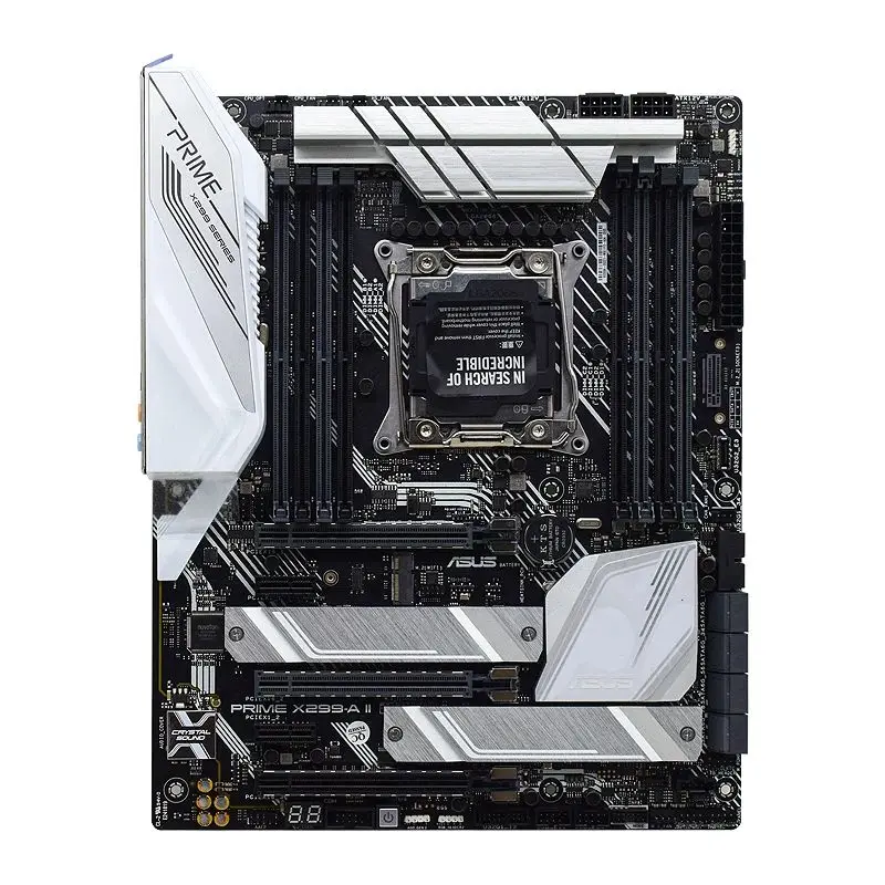 ASUS PRIME X299-A II 중고 메인 보드, X299 칩셋, X299 마더보드, ATX 8x DDR4 인텔 마더보드, LGA 2066, Core-X 시리즈 지원 