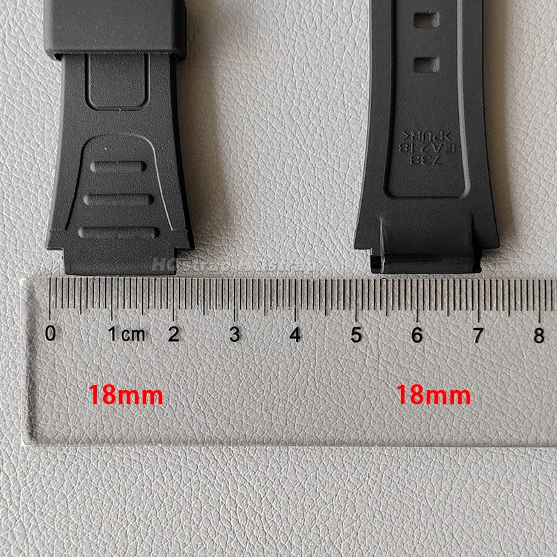 카시오 W800H F-91W F105/108 A158/168 AE1200/1300 범용 고무 시계 밴드 플라스틱 스포츠 팔찌에 대 한 18mm 실리콘 시계 스트랩