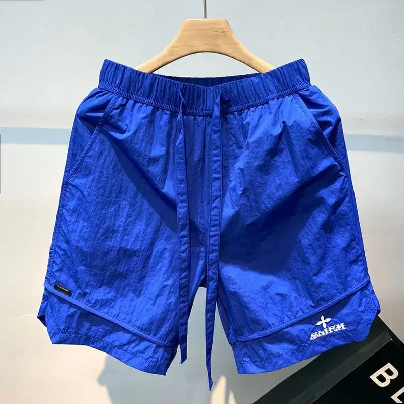 Male Short Pants Training Joggers Quick Dry Men\'s Shorts Orange Swim Board Pack Cotton Small Size Xl Xxl New in Pant 2024 Baggy