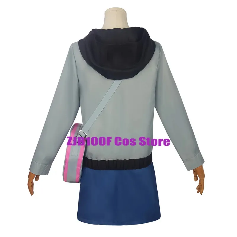 Ramona Flowers Cosplay Anime Scott Pilgrim Costume Ramona Uniform Bag Suit Halloween Carnival Party Role Play Outfit for Women