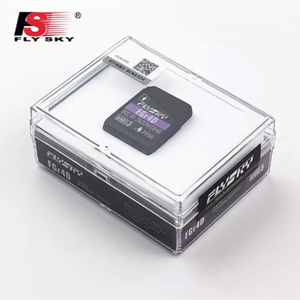 FlySky 4-channel Bidirectional Receiver FGR4D For RC Car Remote Control 4CH 2.4G Mini Receiver 3.5-8.4V Built-in Single