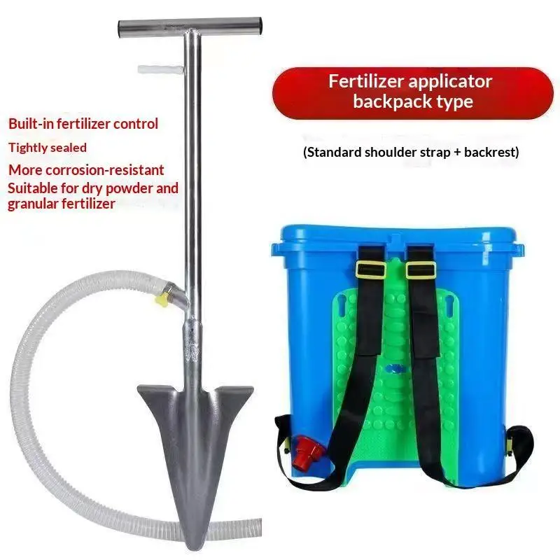 Manual Granular Fertilizer Applicator Adjustable Flow Easy To Use For Farm Corn Cane Vegetable Garden Fruit Tree Growing