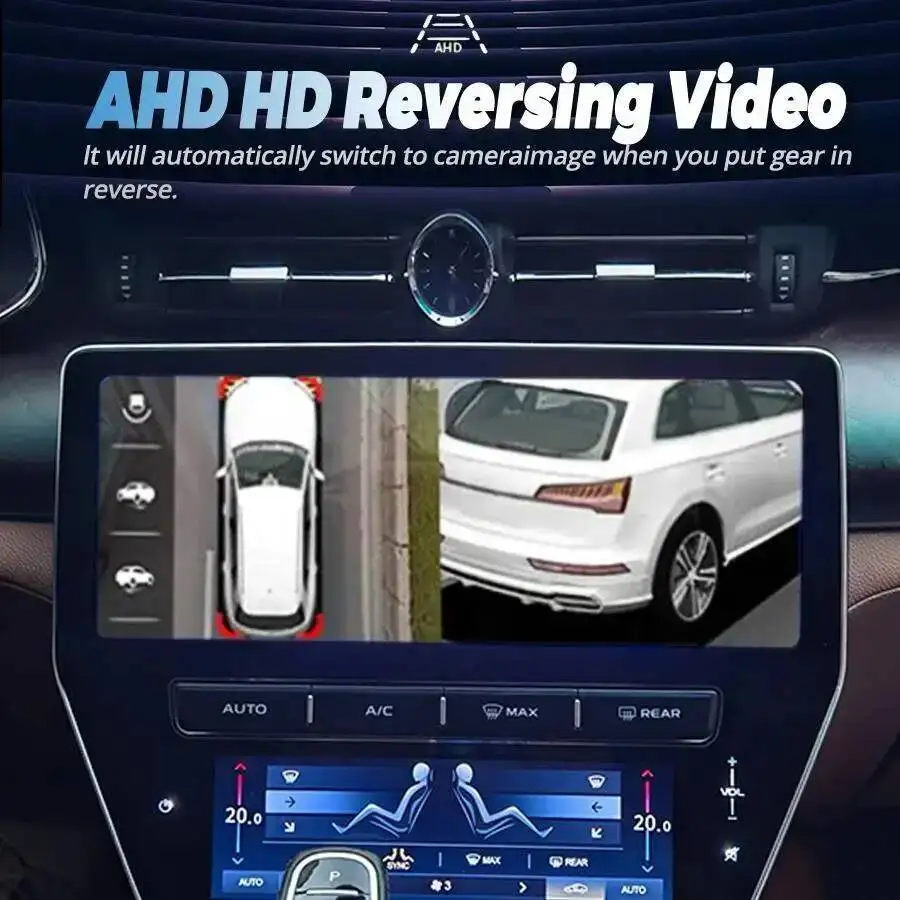 S 22inch Android QLED Screen For Maserati Quattroporte 2013-2020 Car Radio Multimedia Video Player Auto Air Conditioning Panel