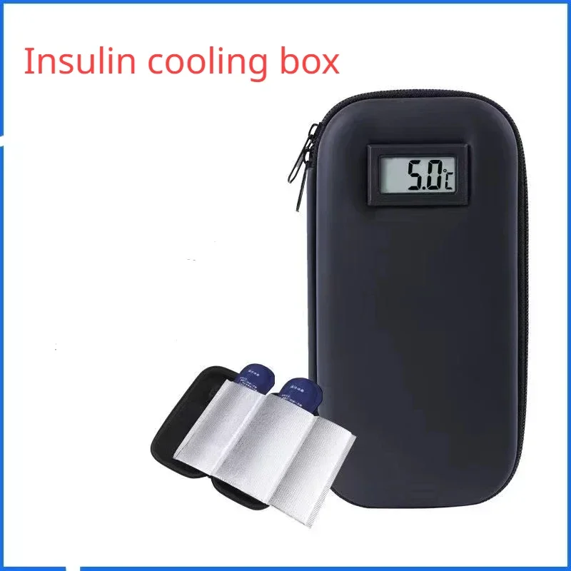 

Diabetic People Portable Insulin Refrigerator Box Travel Outdoor Small Refrigerated Drug Insulation Bag Lilly Huma lancing Pen