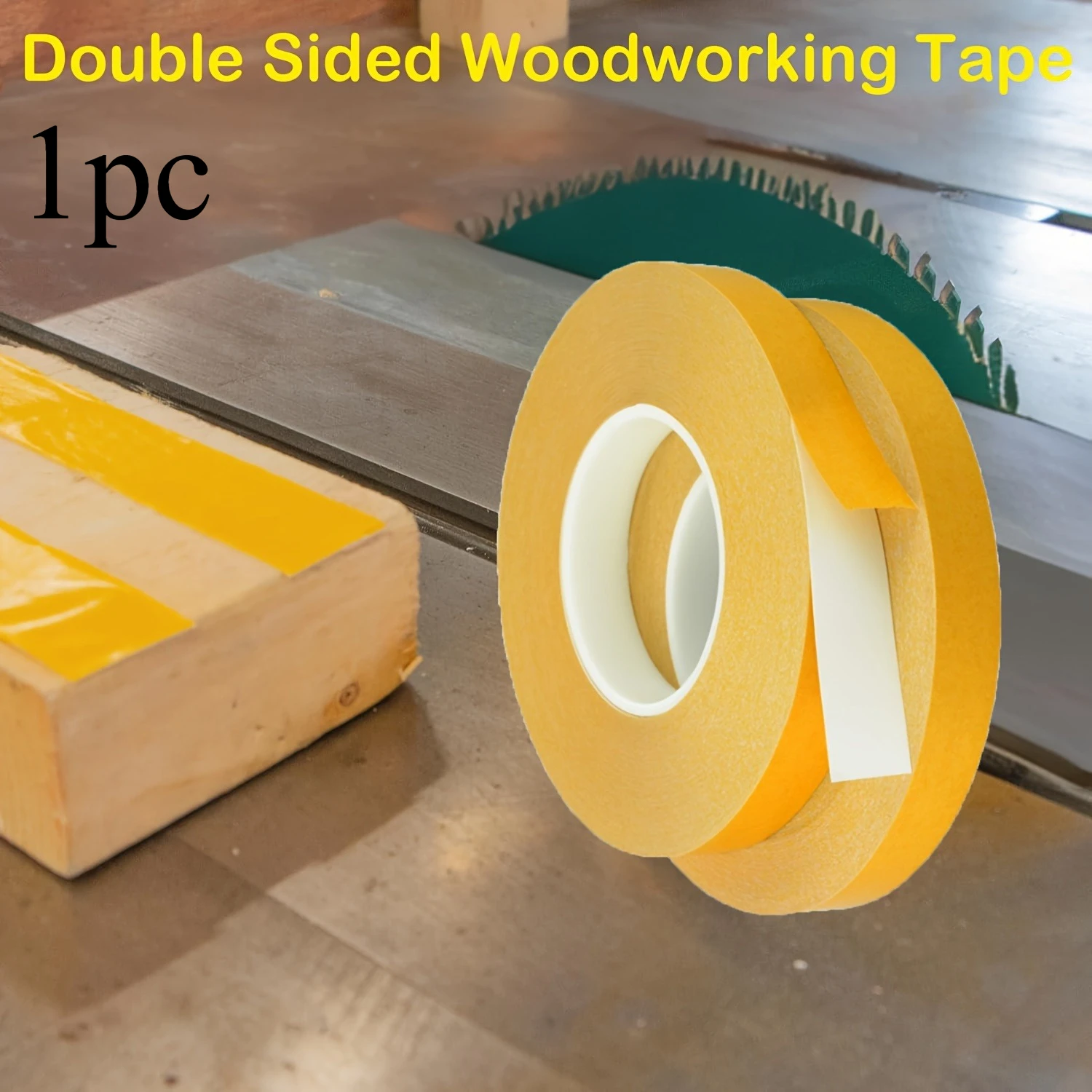 1pc Strong Double Sided Woodworking Tape | Removable, No Residue, for Woodworking, CNC Processing, Handmade Crafts