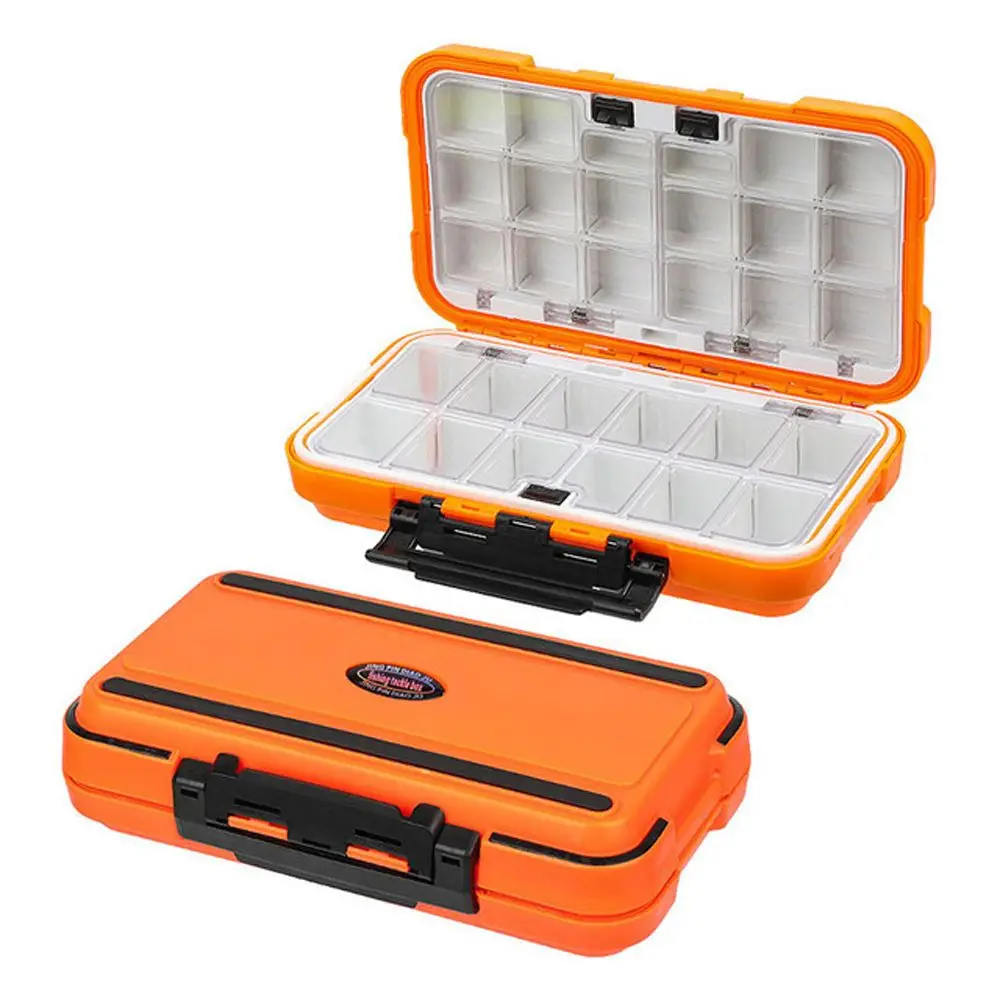 

Case Fishing Gear Accessories Fishing Supplies Opening and Closing Bait Box Double-Sided Fishing Tackle Box Bait Accessory Box