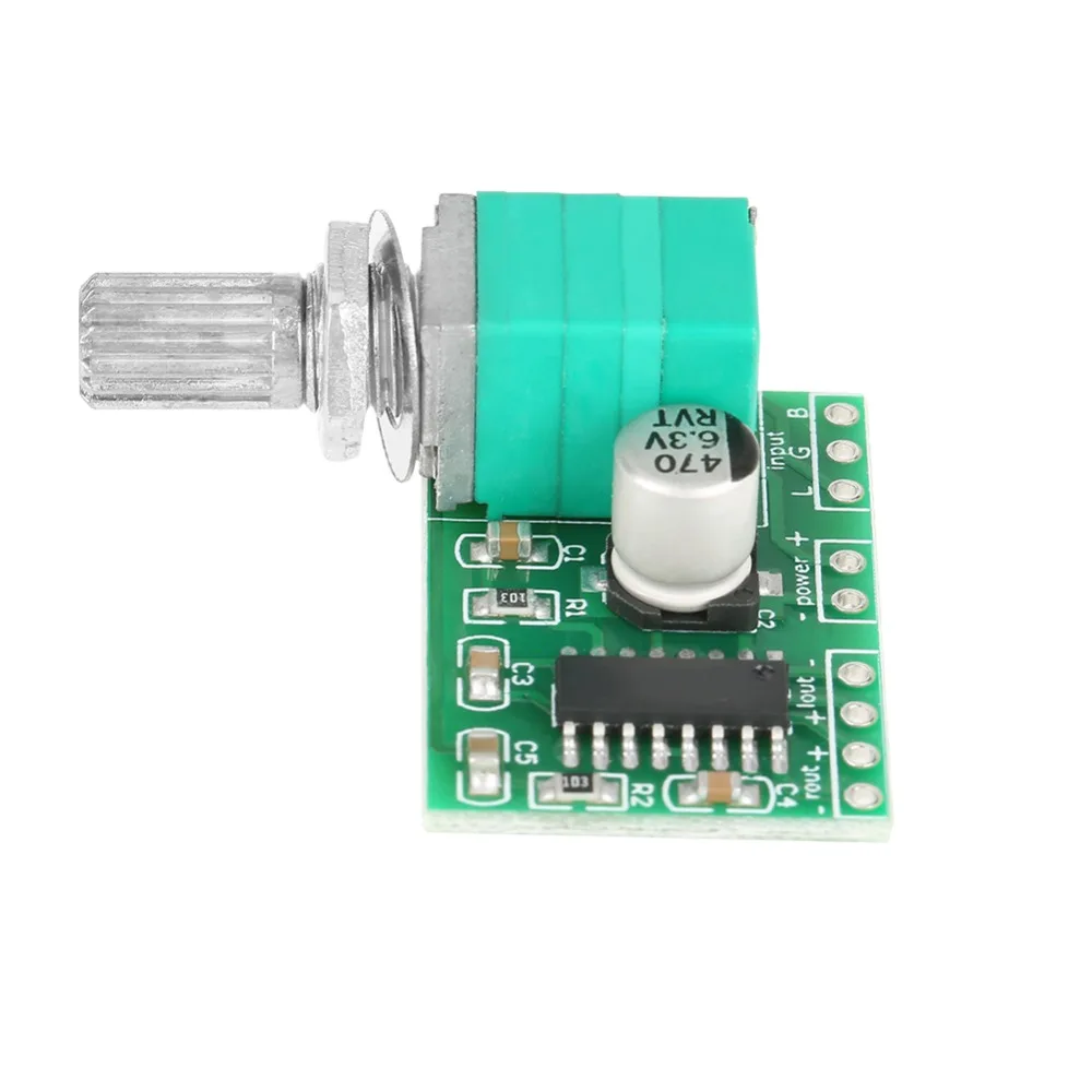 5PCS Control Module PAM8403 Mini Amplifier Board DC 5V 3W*2 Amplifier Board Mini PAM8403 Amplifier Board Electronic Project