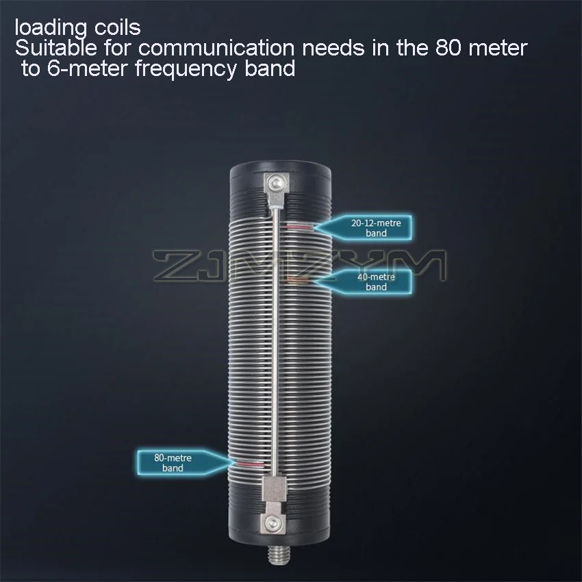 JPC-350 80m-6m متعدد الموجات HF الموجات القصيرة GP هوائي الموجات القصيرة في الهواء الطلق منظم الشريحة هوائي محمول