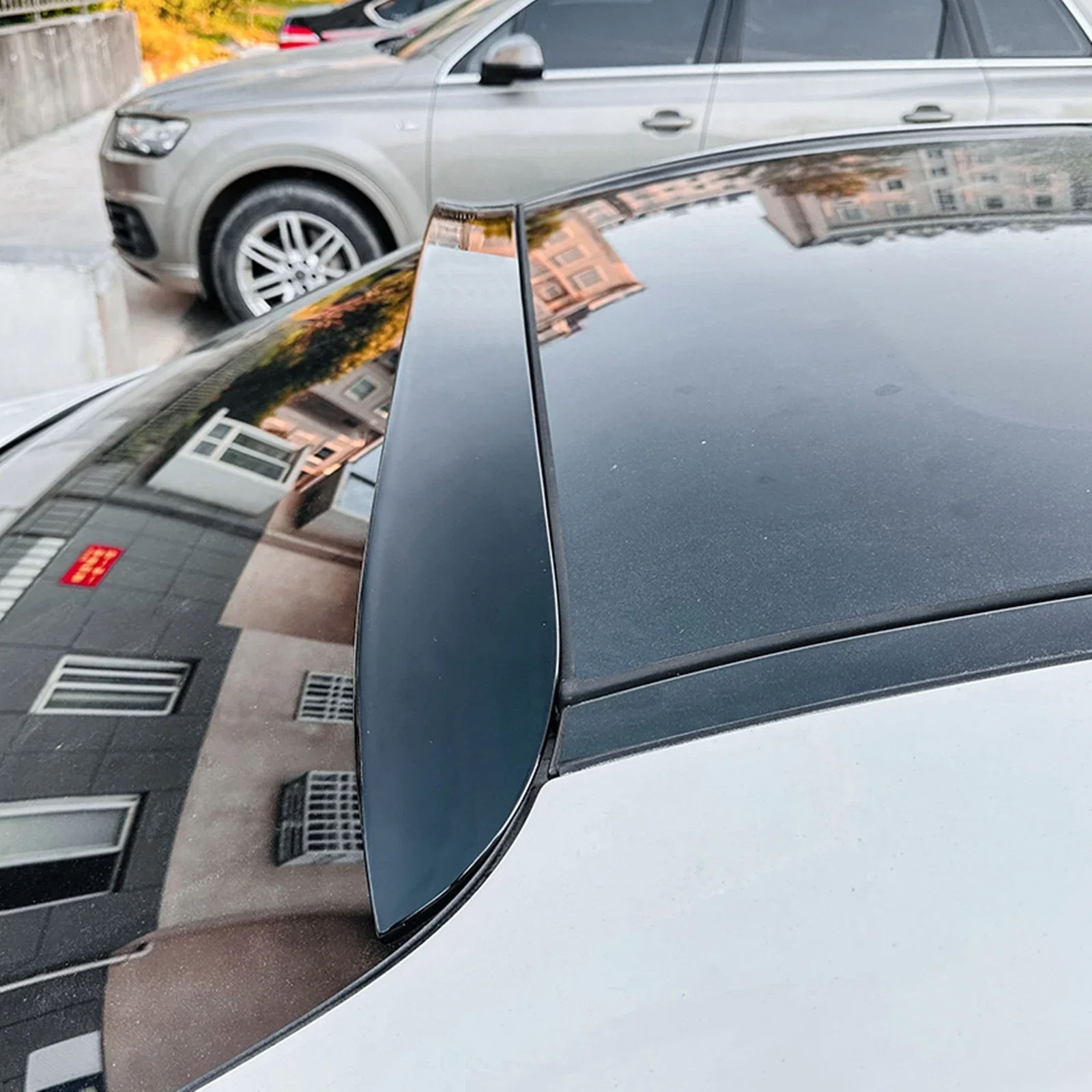 Rear Roof Lip Spoiler for Mercedes Benz C Class W205 2015-2021 C200 C260 C43 C63 AMG Tail Wings Fixed Wind Spoiler Accessories