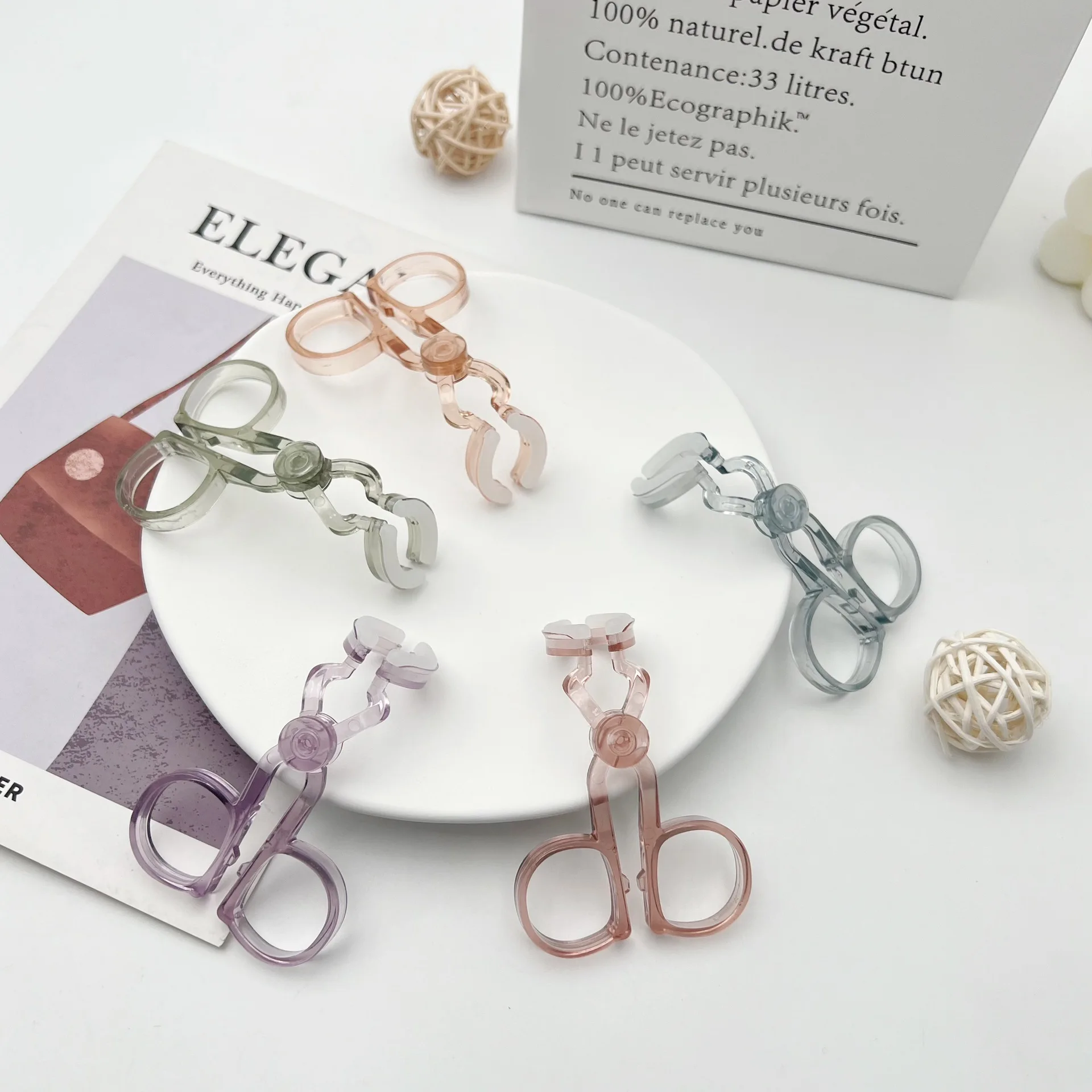 5 ألوان عدسات لاصقة قضيب مريح لفتحة العين عدسات لاصقة يرتدي أدوات ملحقات العدسات #3