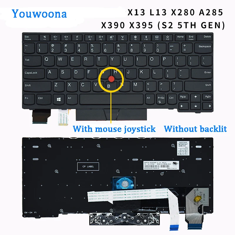 ThinkPad A285(AMD版X280) New Laptop Keyboard For LENOVO Thinkpad X280 A285 X390 X395 X13