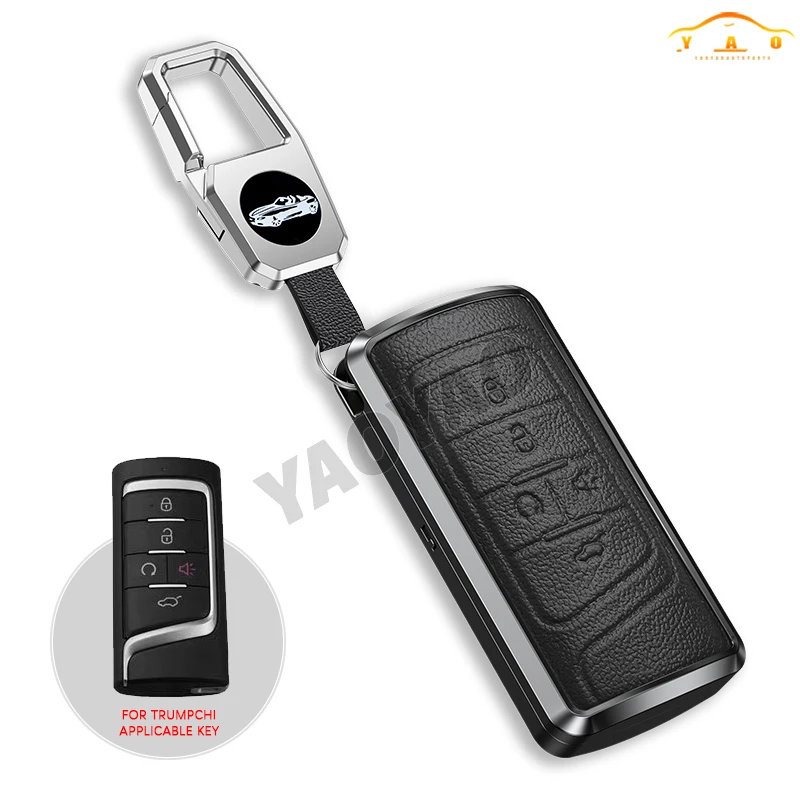 

Car Key Case Cover Key Bag For GAC Trumpchi GS4 GM8 GA3 GA6 SGS7 GA4 GS5 GS3 Legend GS8 Keychain Keyless Box Accessories