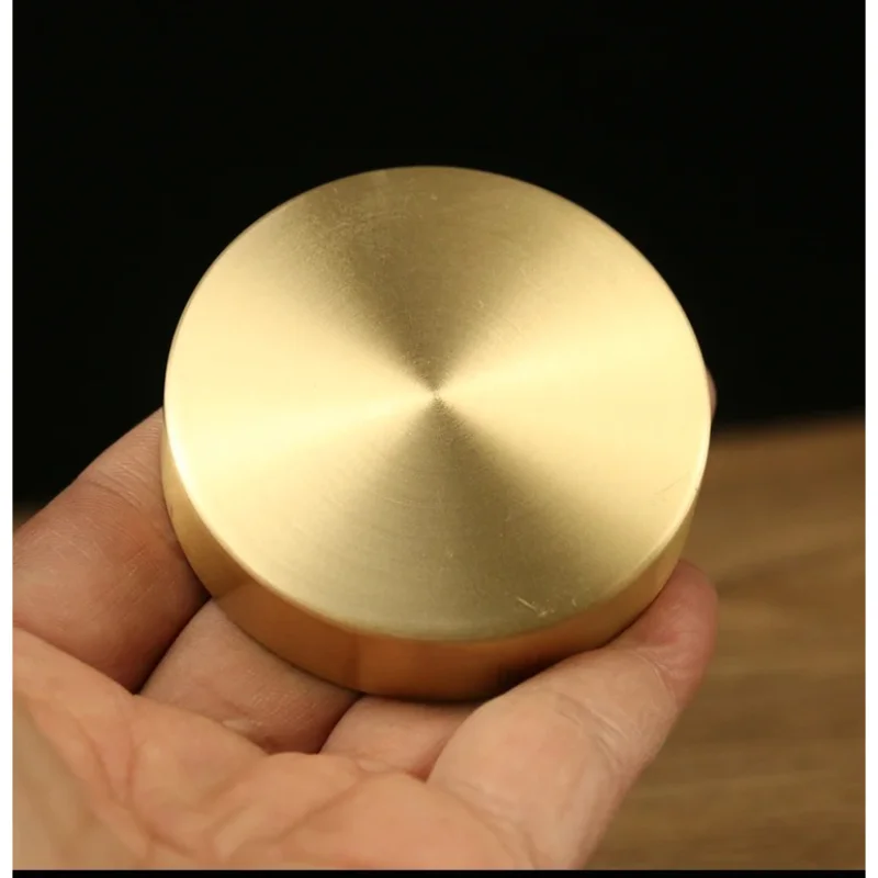 Round Paperweight Portable Chinese  Brass Paper Weight Metal Chinese Brush Pen Painting Paper Weight Metal Decoration