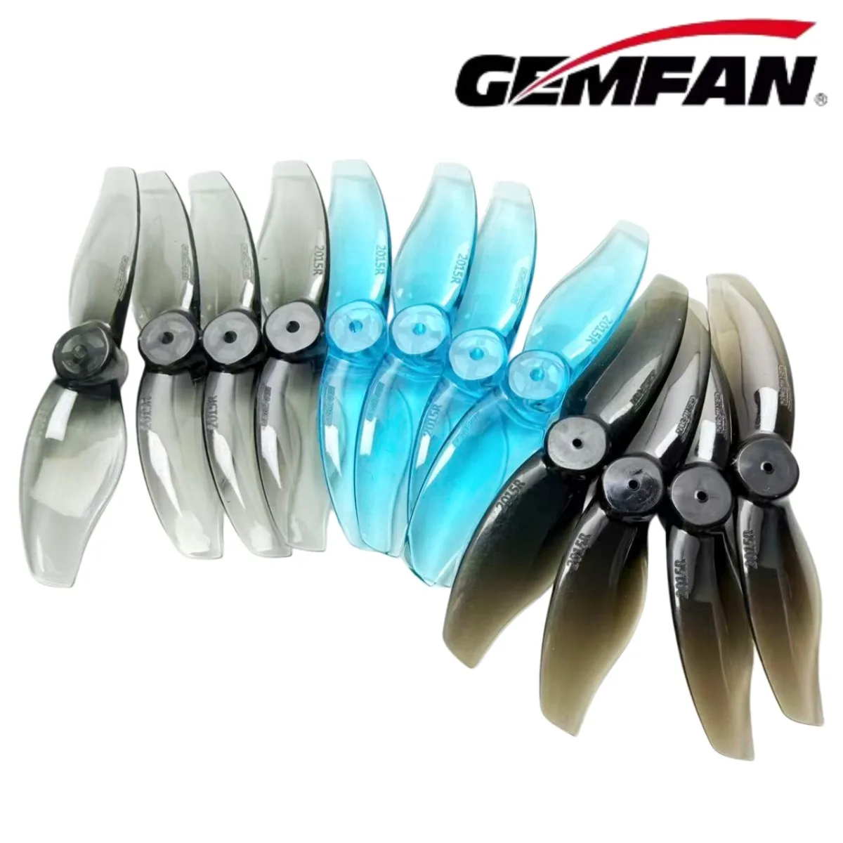 4 Pares/8 Peças GEMFAN 2015 Hurricane 2X1.5 Hélice de PC de 2 Polegadas e 2 Pás 1.0mm/1.5mm para Drones RC FPV Freestyle Toothpick Peças DIY
