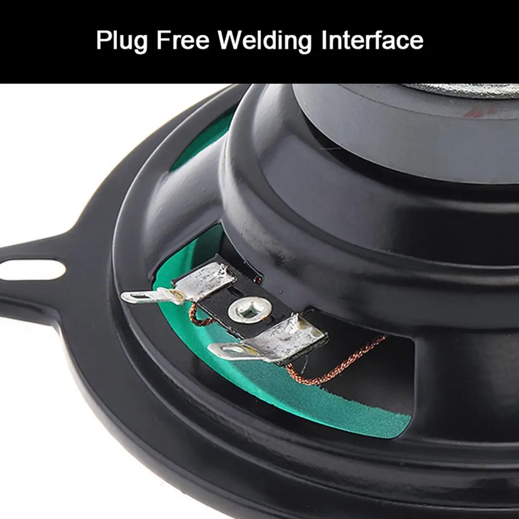 High Quality 5 Inch Car Full Range Frequency Speaker 2 Way Coaxial HIFI Loudspeaker for Universal Vehicle Audio System