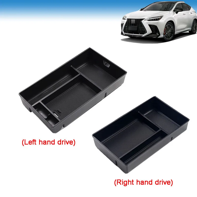 Car Central Armrest Storage Box For Lexus 2022 2023 2024 NX 250/350/350h/450h Center Console Organizer Tray Storage 