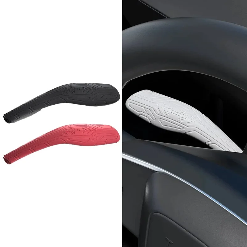 Liquid Silicone Gear Shift Stalk Cover Full Protection for Tesla New Model 3/Y Highland/Juniper & Model YL Interior Accessories