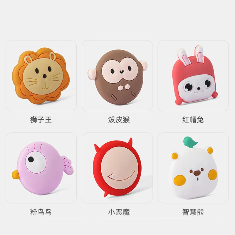 Cartoon Silicone Door Handle Anti-Collision Mat Household Soft Rubber Protection Sticker Wall Thickening Bump Proof Decal