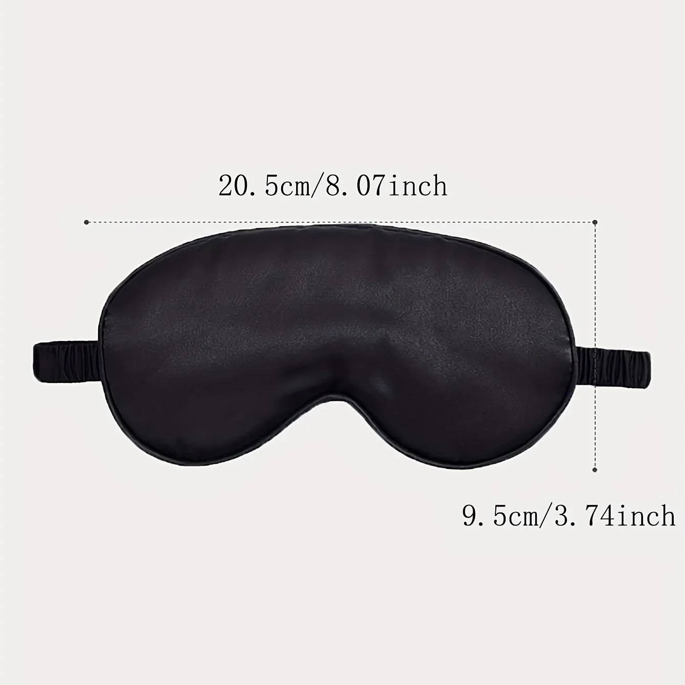 1pc/2pcs/3pcs-Double-Sided Silk-Like Sleeping Eye Mask Blindfold Solid Portable Rest Eye Shade Cover Soft Pad