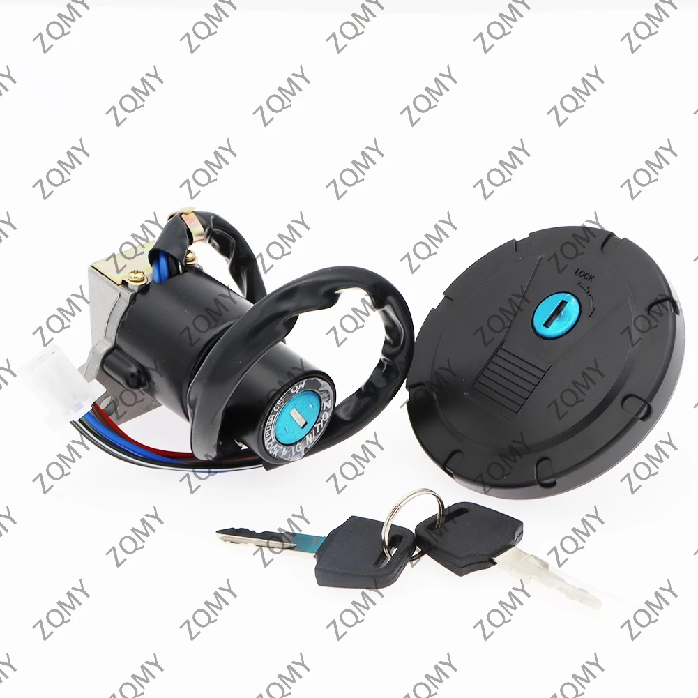 

Motorcycle Ignition Switch Fuel Gas Cap Lock Set For Kawasaki KLR650 KLR 650 1987-2018