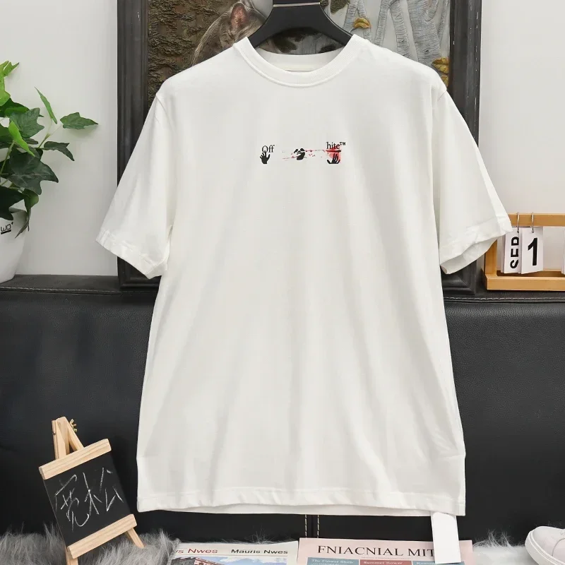 القطن الخالص عالية الجودة منامة الرجال النساء عادية ومريحة فضفاضة الصيف قصيرة الأكمام المألوف تي شيرت غير رسمي للجنسين