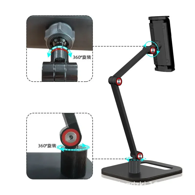 Mobile phone holder foldable portable live streaming holder for home gatherings and lazy people universal tablet holder