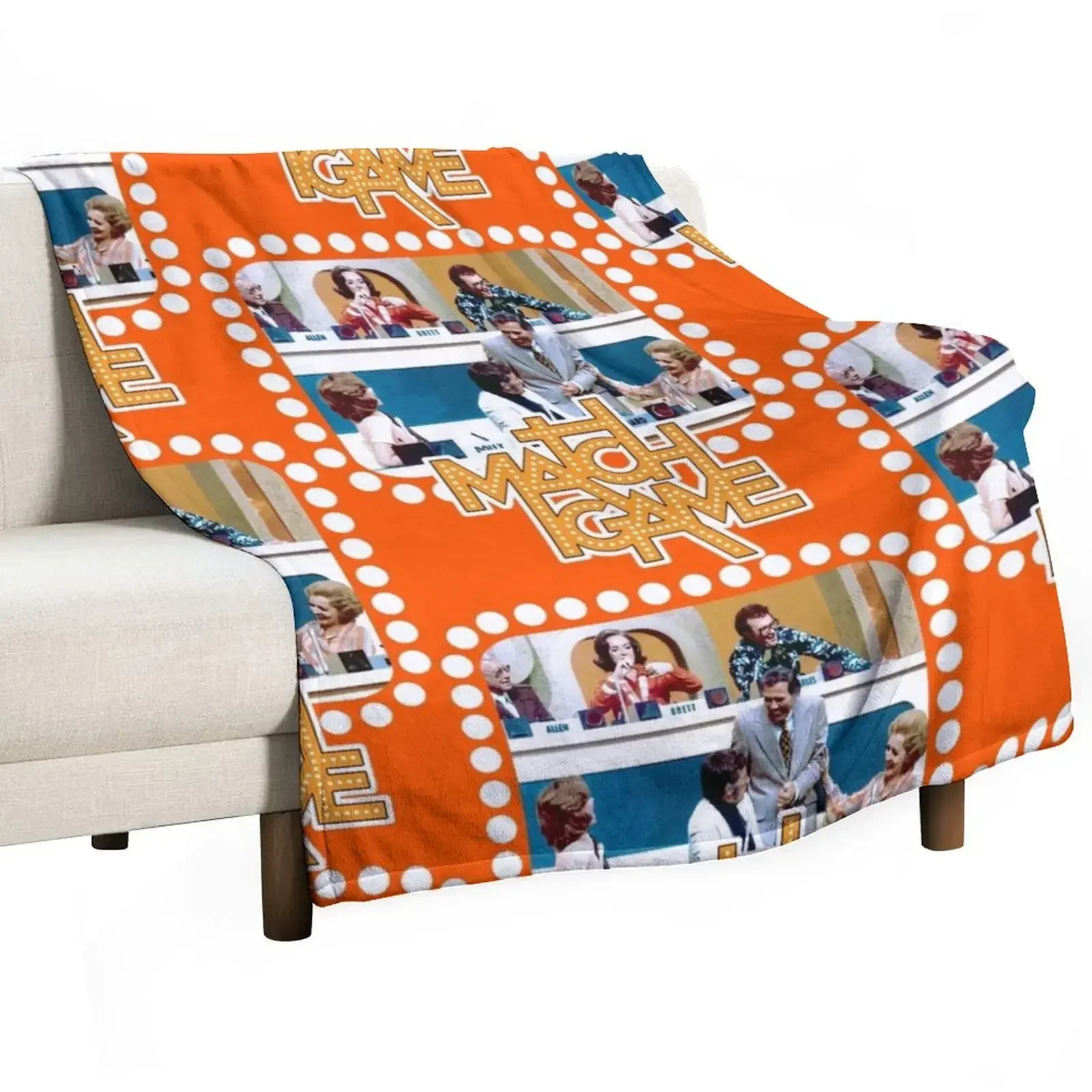 

Match Game cast tribute Throw Blanket Vintage Single Beach Blankets