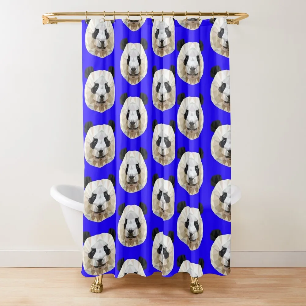 

Panda Love Shower Curtain Cover Bathtub Bathroom Showers Shower Waterproof Curtain