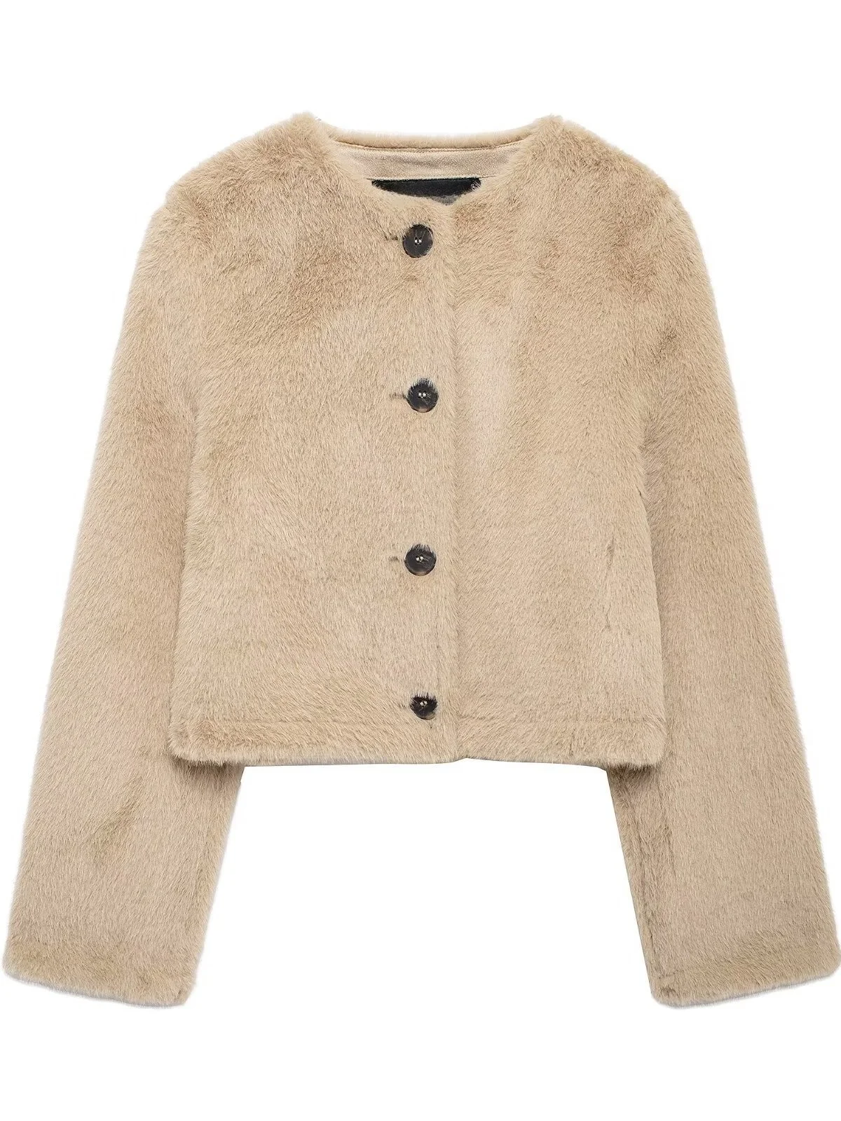 Faionable ort Pelliccia artificiale Jaet Ele Cappotto da donna casual dimagrante per la stagione autunnale e invernale in Cina