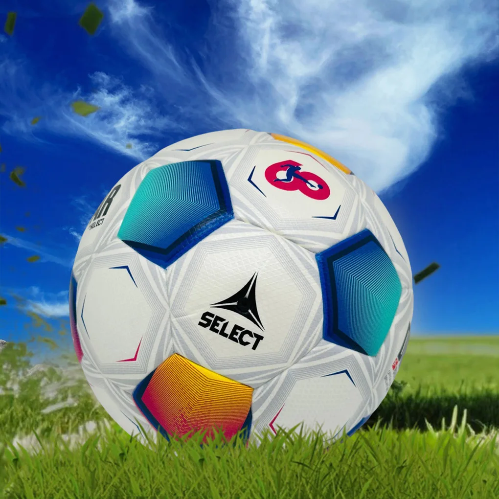 Balón de fútbol ze 5, engrosado y resistente al desgaste, para duradero y al descanso de caída, juego con reposapiés de desgaste