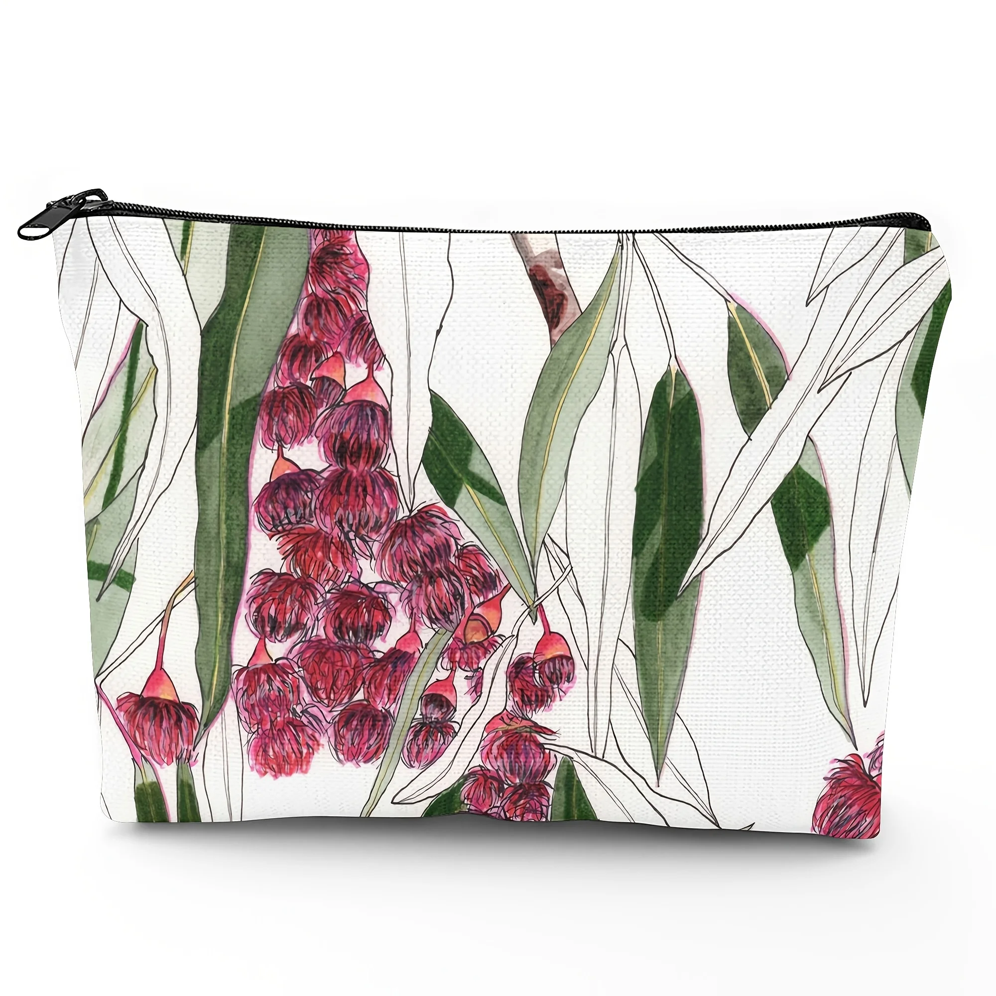 1 Piece Fruit Design Makeup Bag - Multifunctional Zipper Pouch for Women, Perfect Travel Zipper Storage Bag, Fun Birthday Gift