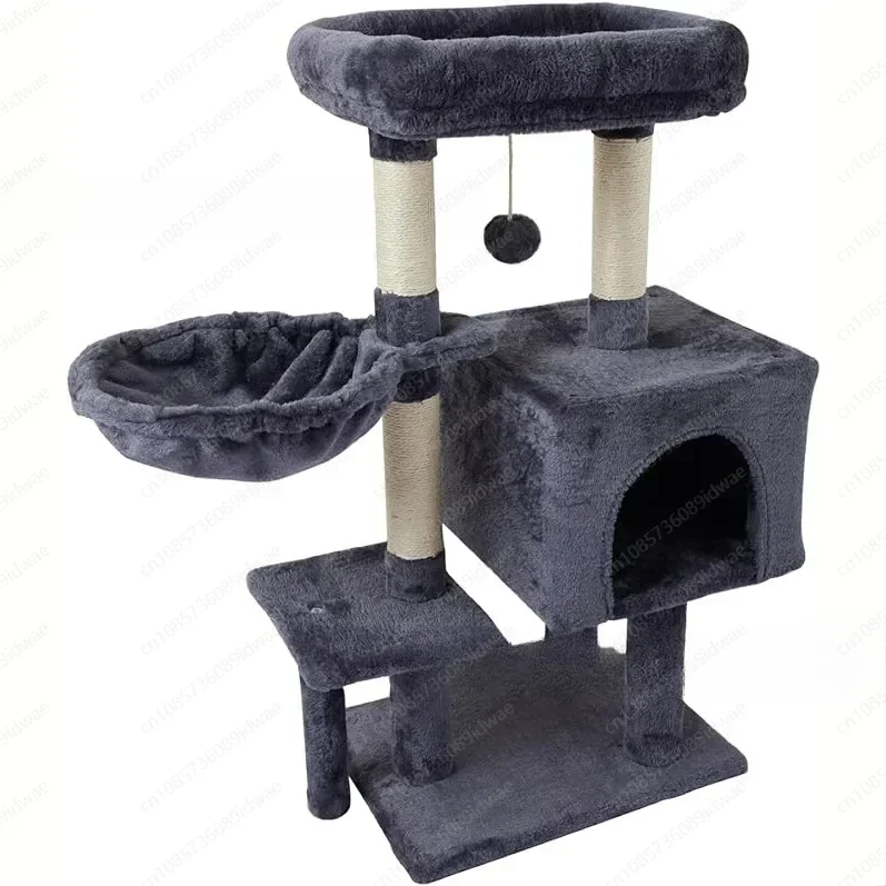 Foreign trade hair generation cat climbing frame nest tree integrated large tower toy resistant to grab clean