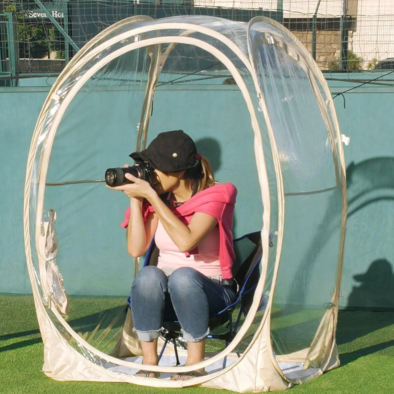 

Factory Outlet Pop up All Weather Sports Tent Outdoor Bubble Tent Rain Tent Camping Sun Shelter