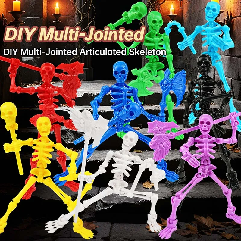 Figura de Acción Multiarticulada para Niños con Soporte, Muñeco Articulado, Robot Transformable para Ensamblar, Adornos 3D