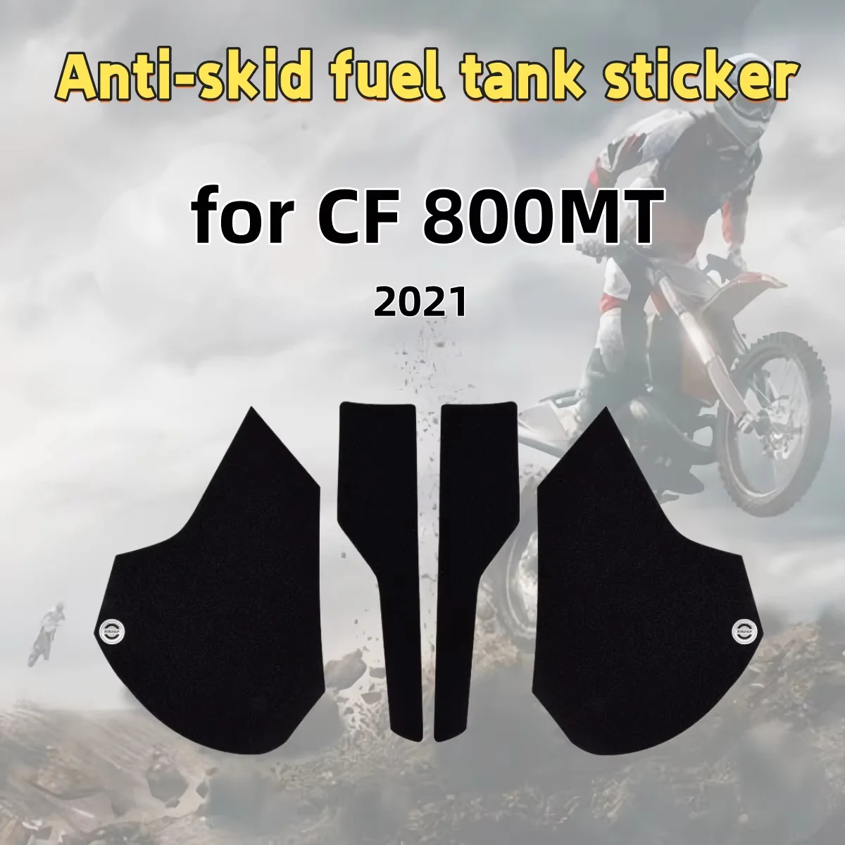 

for CFMOTO 800MT 2021-motorcycle fuel tank sticker fishbone sticker anti-slip protection side sticker modification sticker