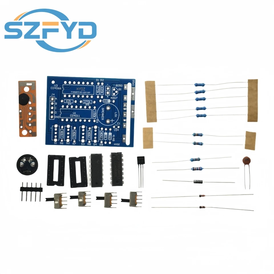 16 Music Sound Box BOX-16 Board 16-Tone Electronic Module DIY Kit Parts Components Soldering Practice Learning Kits For Arduino