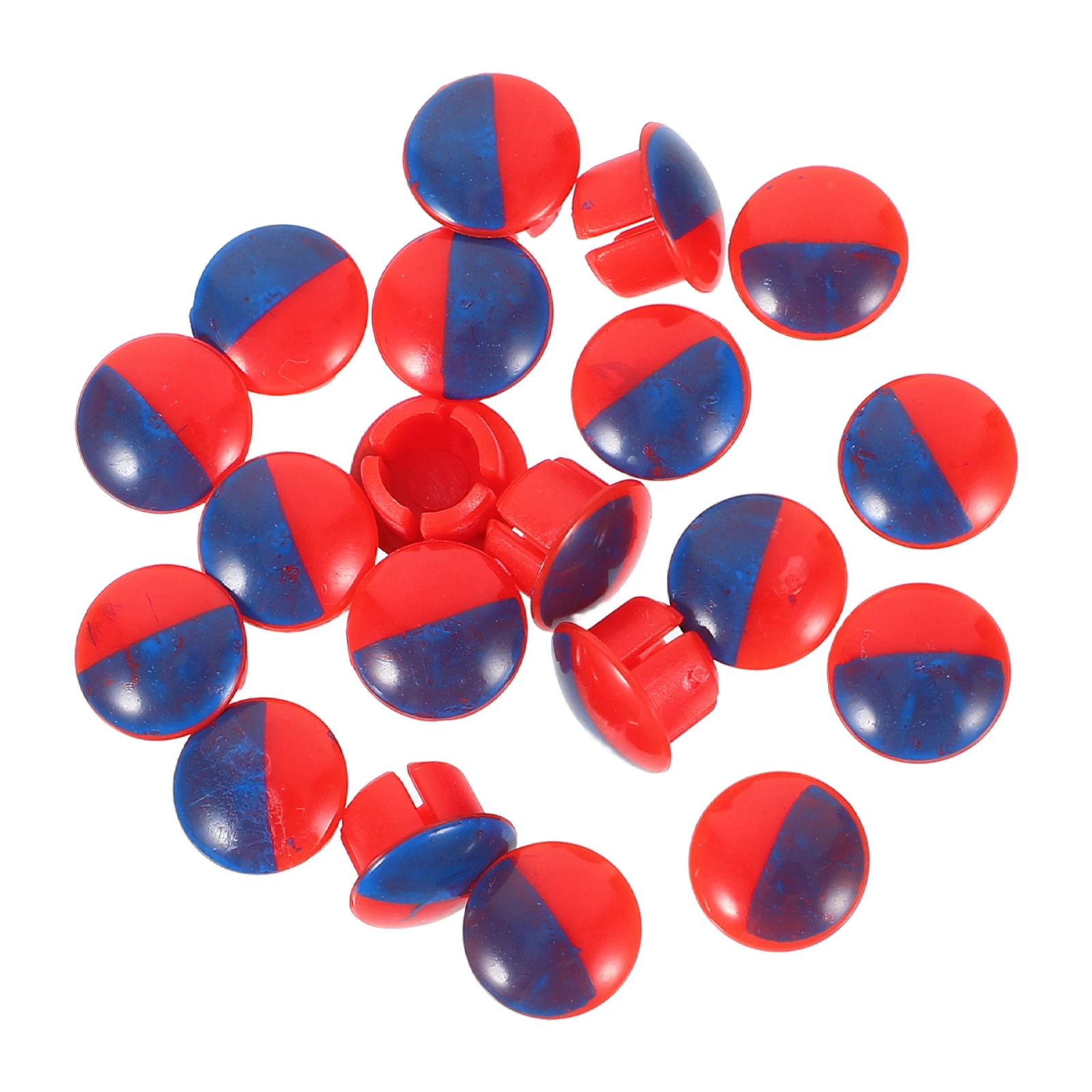 Faucet Cap Hot Cold Indicator Red Blue Covers for Bathroom Kitchen Tap Signs Plastic Kitchen Accessories Faucet Handle Covers