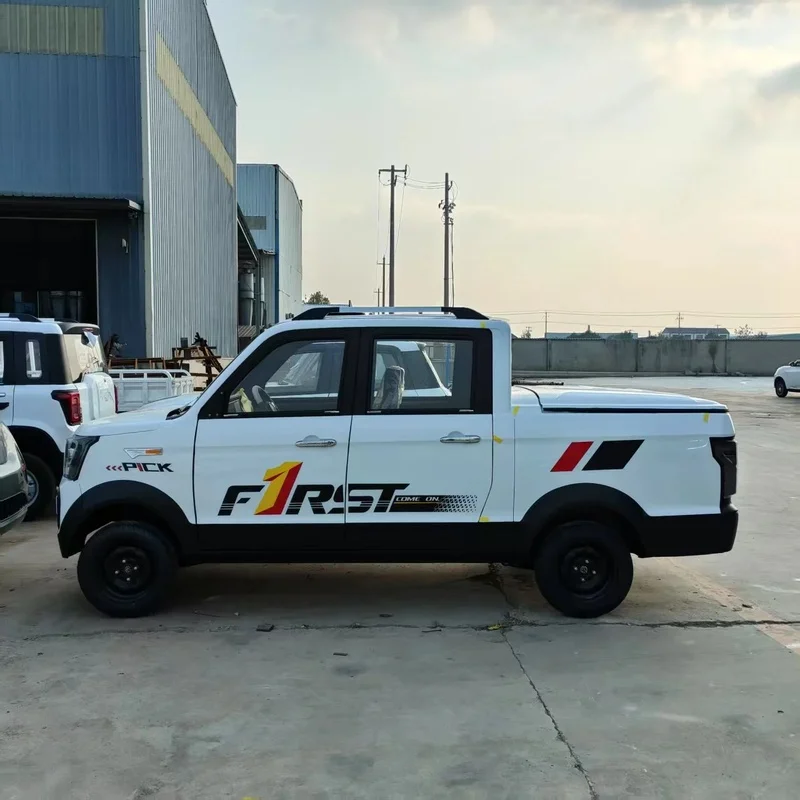 4WD Four-wheel Drive No Driving License Required Custom Color Pickup Truck 2000W-4000W Motor 60km/h Speed Moving
