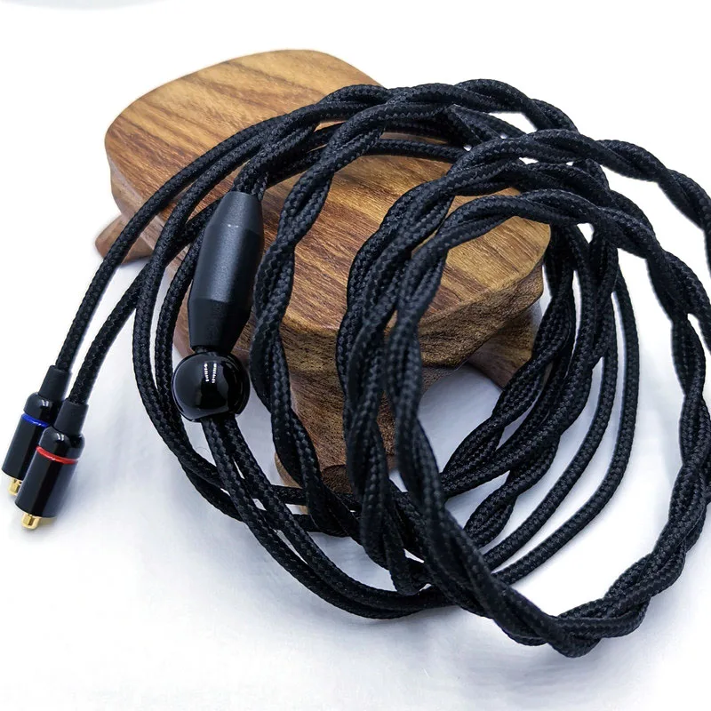 RY-B1-Cable Mmcx de repuesto, 1,2 m, 3,5/2,5/4,4mm, plateado, actualizado, 8 núcleos, para RY4S plus, mmcx