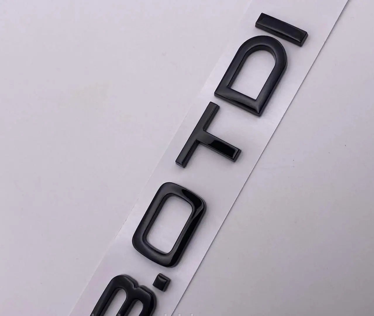 3D ABS Letters 2.0TDI 2.5TDI 3.0TDI 35TDI 40TDI 45TDI 50TDI Emblem for Audi A1 A3 A4 A5 A6 A7 A8 Q2 Q3 Q5 Q7 Car Trunk Sticker