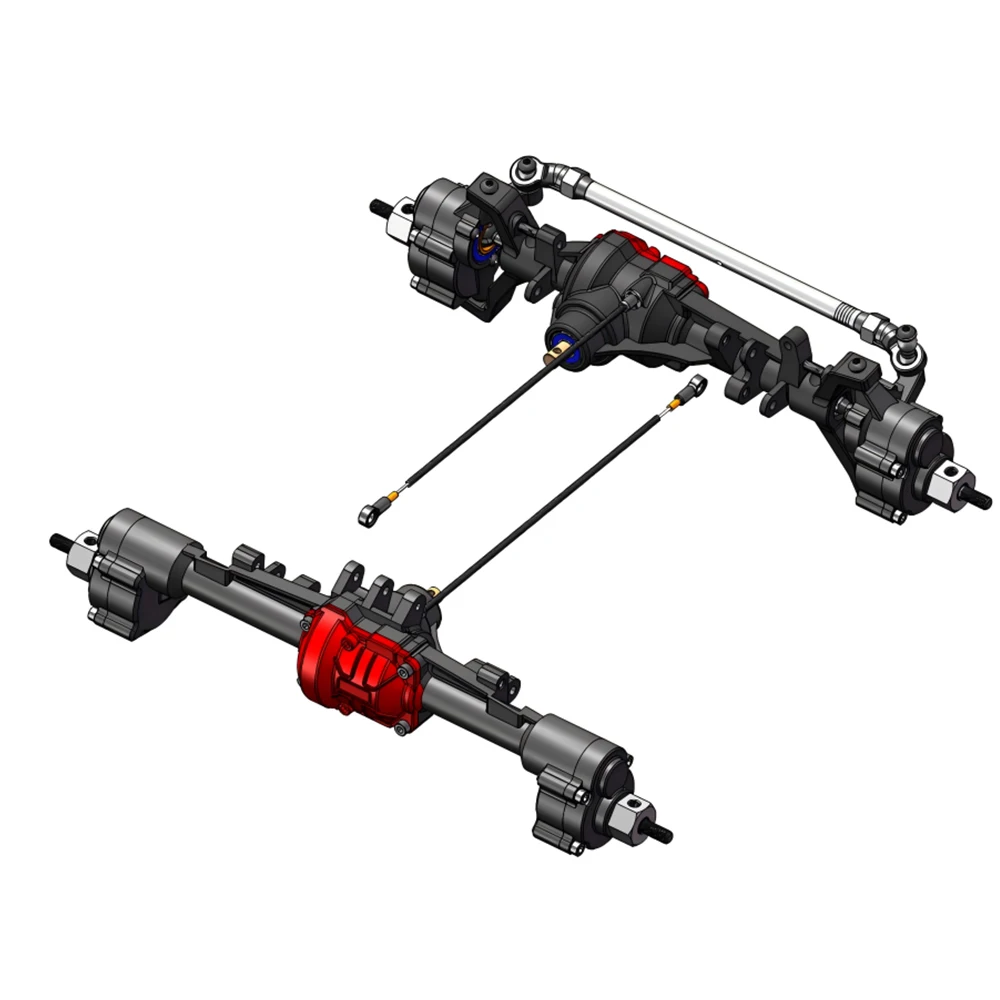 

Комплект переднего/заднего дифференциала RGT Portal Axle R86633 для EX86190 RC Модель автомобиля Гусеничный оригинальные аксессуары