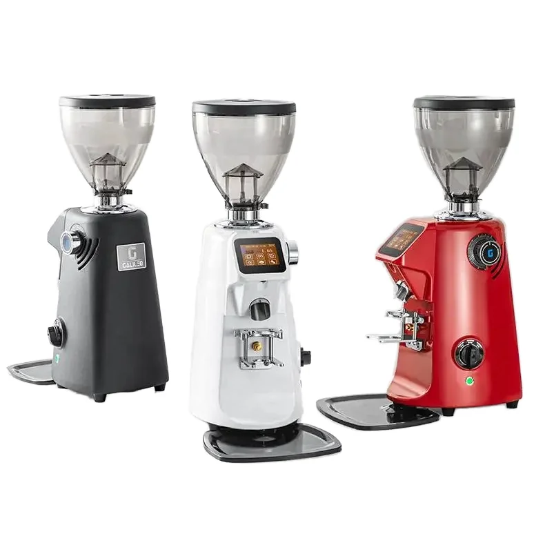 

Professional Automatic LED 74MM Industrial Electric Commercial Coffee Grinder Machine Coffee Bean Grinder Machine