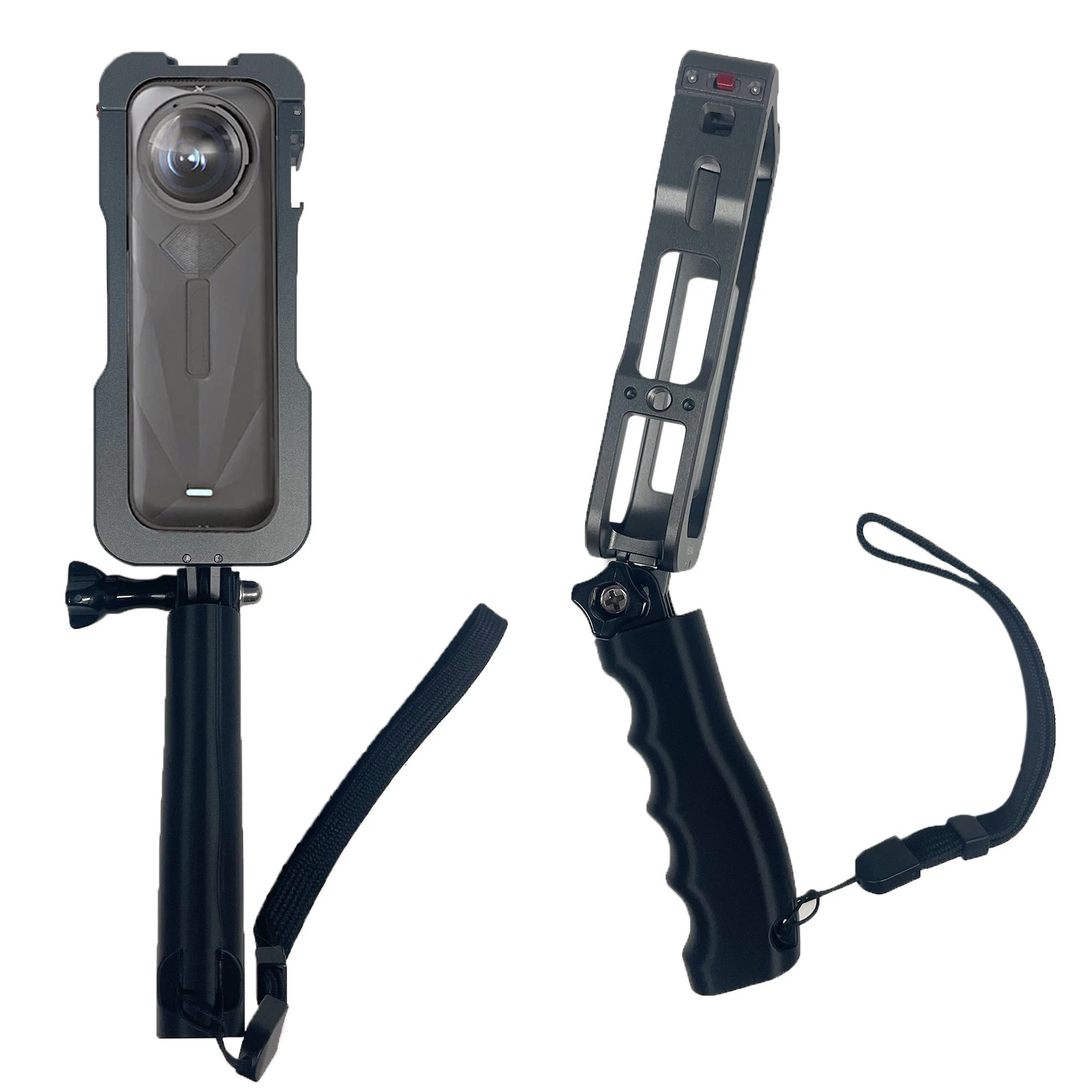 

For Sports Camera Shooting Handheld Bracket Three Claws Stabilizer Self-Timer Handle